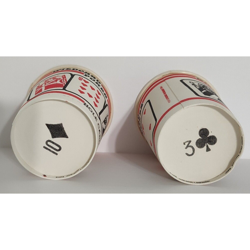 Terminator 2 Coffee Cups Wild Card Poker *Sold as pair Movie Prop Paper Ephemera - Picture 4 of 6